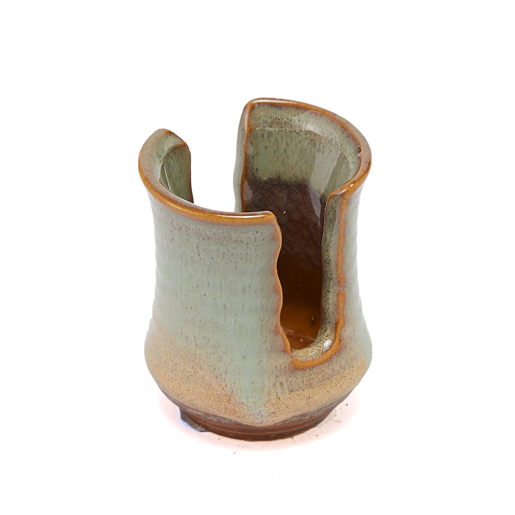 Pottery Sponge Holder Slotted Stoneware Ceramic Porcelain Sponge Holde –  Gute Decor
